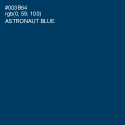 #003B64 - Astronaut Blue Color Image